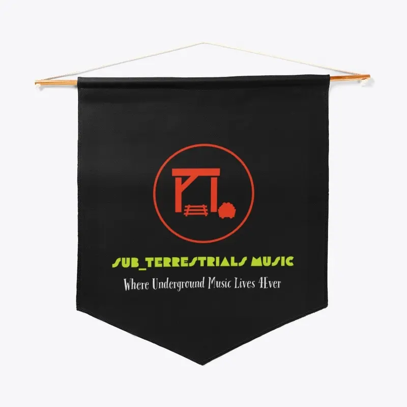 Sub_Terrestrials Music (Pennant/Banner)