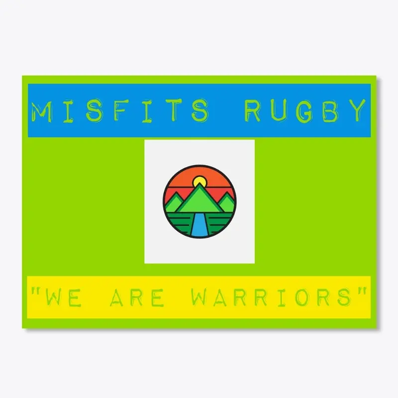 Misfits Rugby (Bumper Sticker)