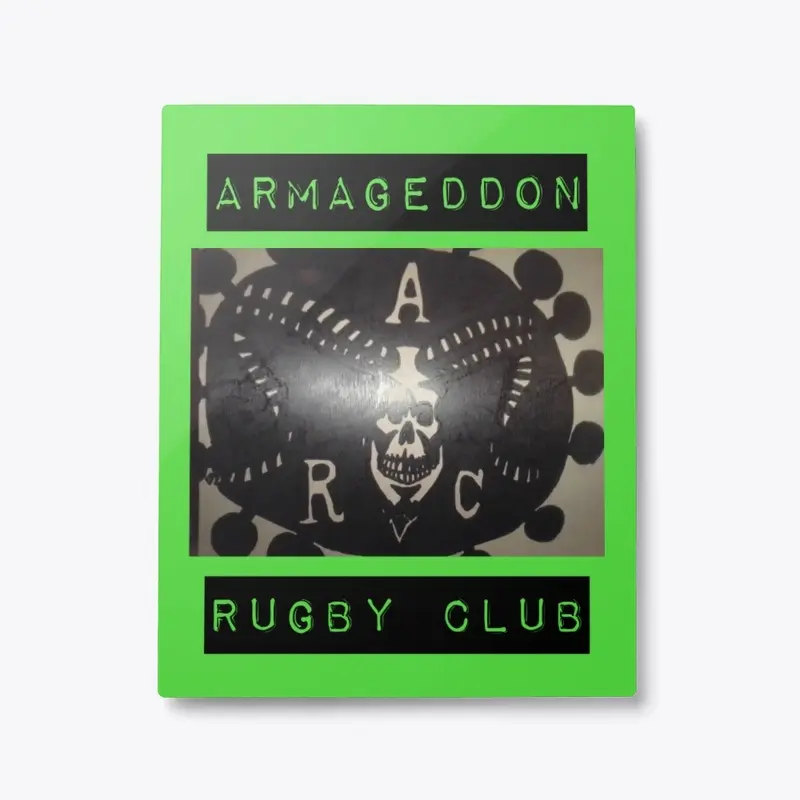 Armageddon Rugby Club (Metal Print)