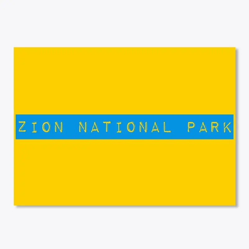 Zion National Park (Sticker/Decal)