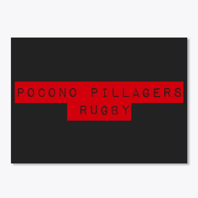 Pocono Pillagers Rugby (Bumper Sticker)