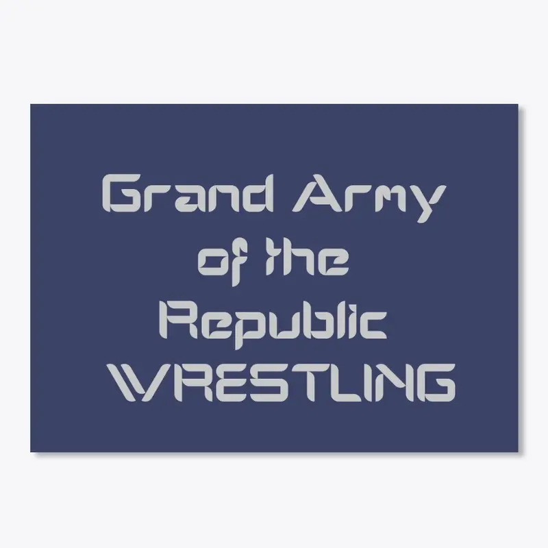 G.A.R. Wrestling (Bumper Sticker)