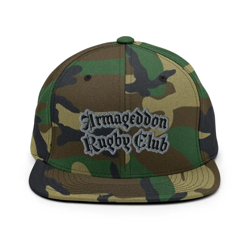 Armageddon Rugby Club (Snapback & Camo)